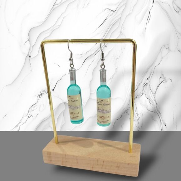 🍷Wine Bottle Earrings🍷 (2-A007) - Picture 5 of 6